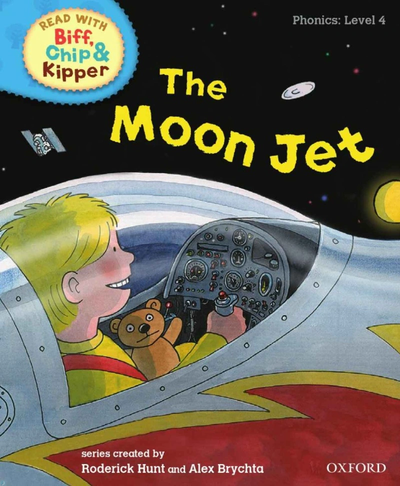 دانلود کتاب The Moon Jet (Oxford Reading Tree Read with Biff, Chip, and Kipper: Phonics: Level 4) (نسخه PDF)