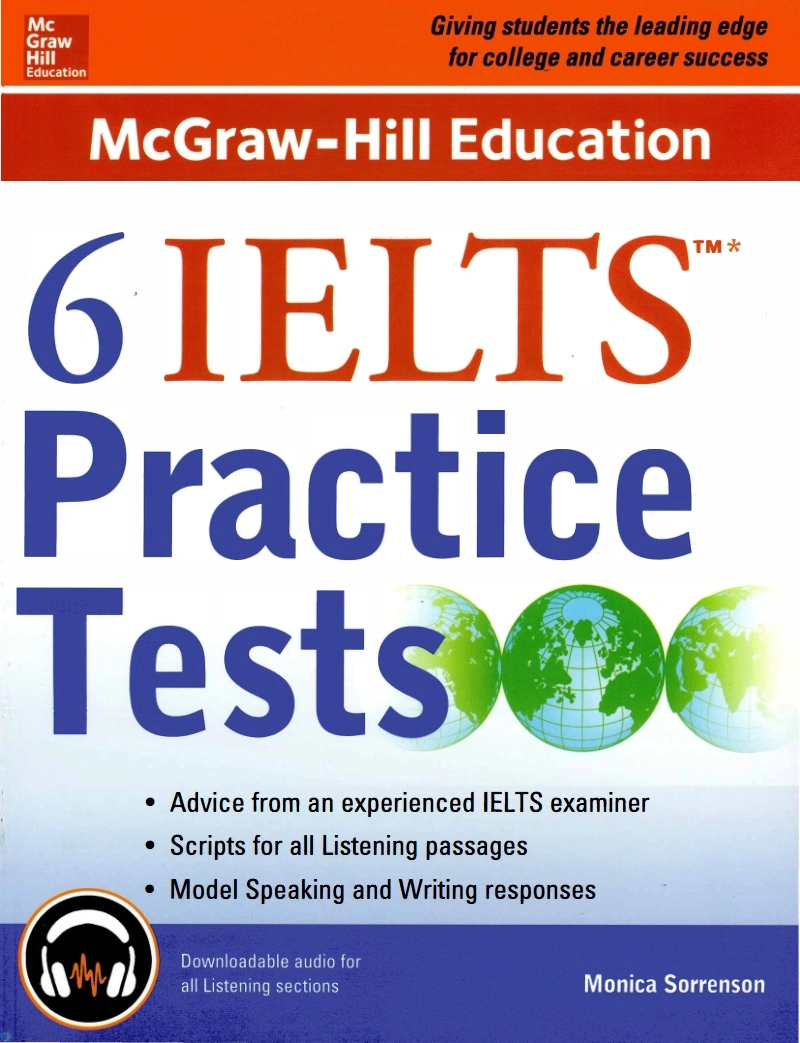 دانلود کتاب McGraw-Hill Education 6 IELTS Practice Tests with Audio (نسخه PDF)