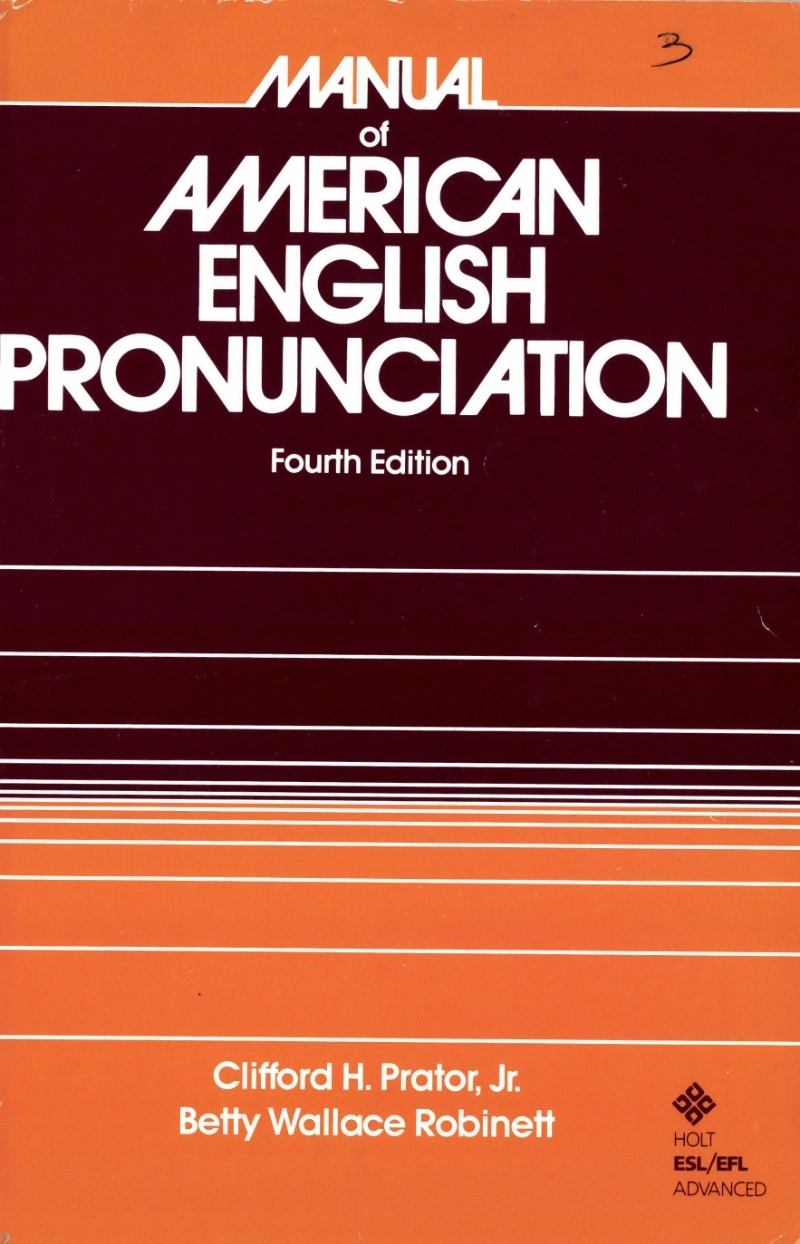 دانلود کتاب Manual of American English Pronunciation (نسخه PDF)