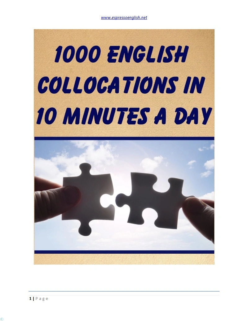 دانلود کتاب 1000 English Collocations in 10 Minutes a Day (نسخه PDF)