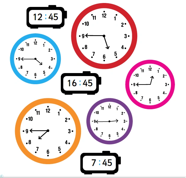 آموزش گرامر ساعت و زمان Time در انگلیسی با بازی آنلاین