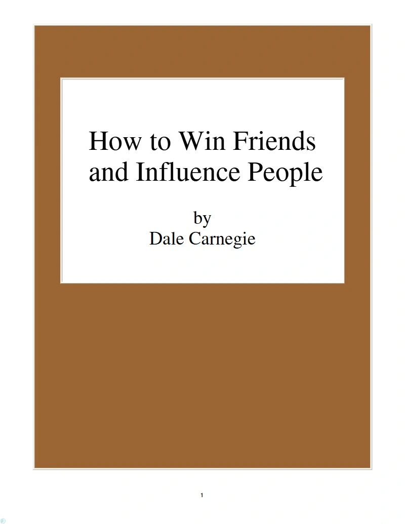 کتاب آیین دوست یابی و تاثیرگذاری بر افراد (PDF + خلاصه صوتی) How to Win Friends & Influence People