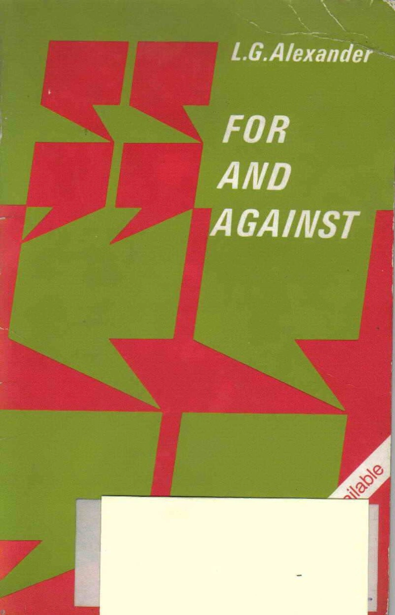 دانلود کتاب For and Against (نسخه PDF)