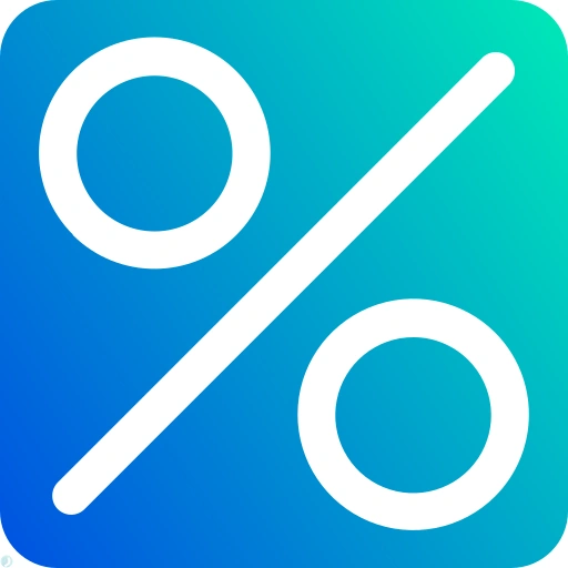 دانلود آیکون تخفیف (استایل گرادیان) با فرمت PNG