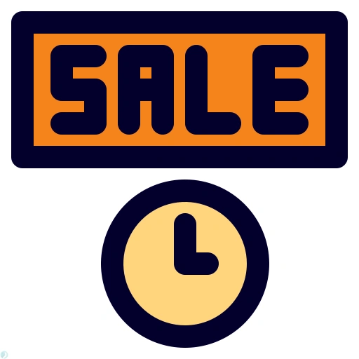 دانلود آیکون تخفیف (استایل خطی رنگی) با فرمت PNG