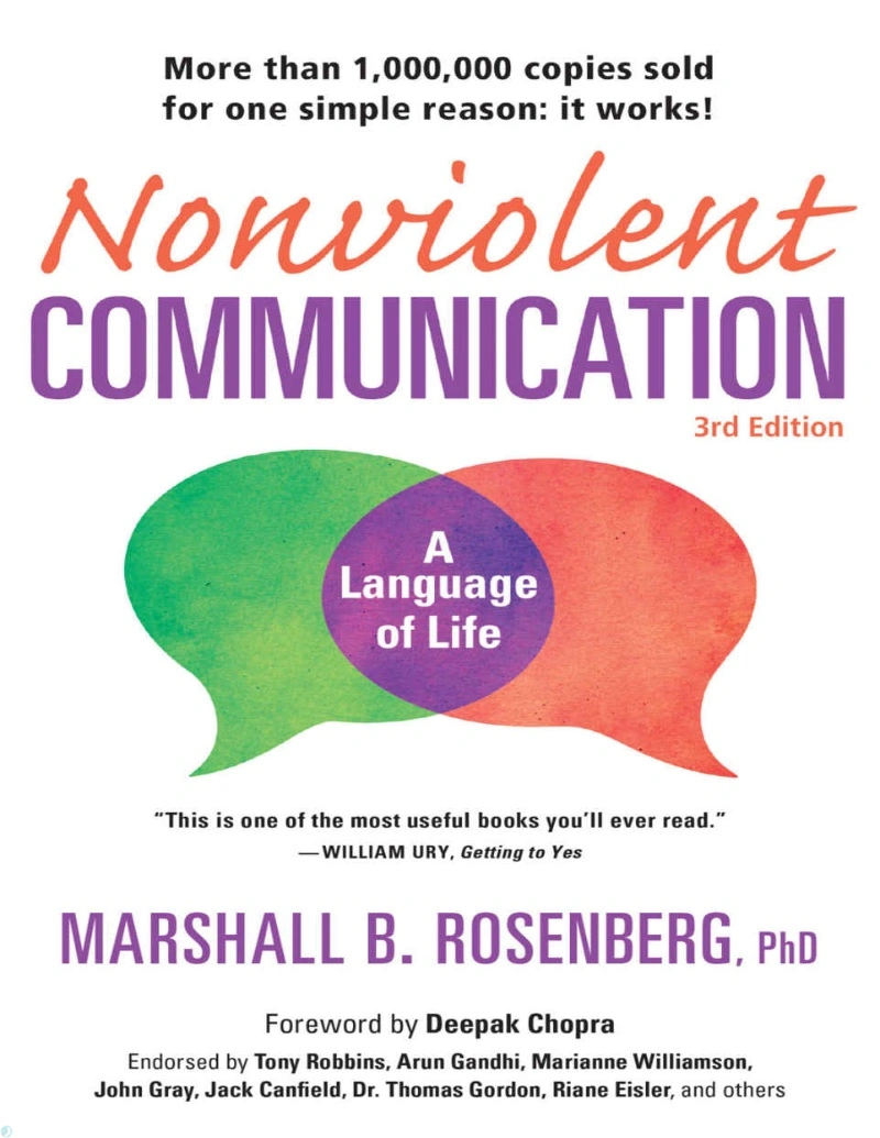 کتاب ارتباط بدون خشونت (PDF + خلاصه صوتی) Non Violent Communication