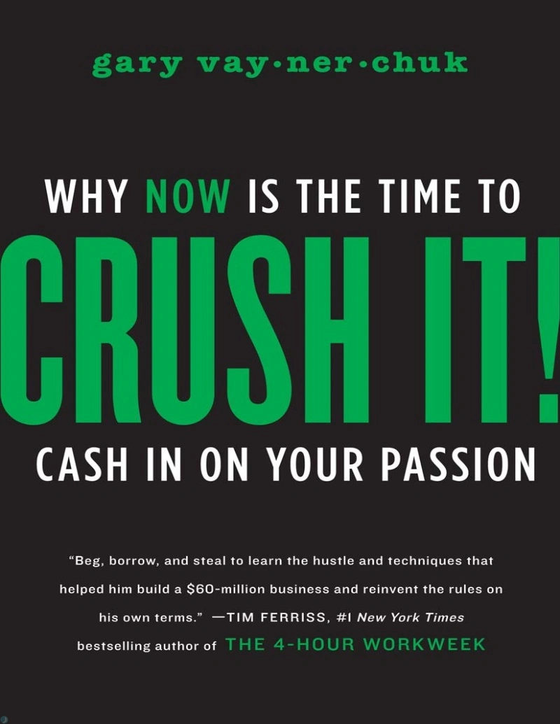 کتاب کسب درآمد از روی اشتیاق (PDF + خلاصه صوتی) Crush It!