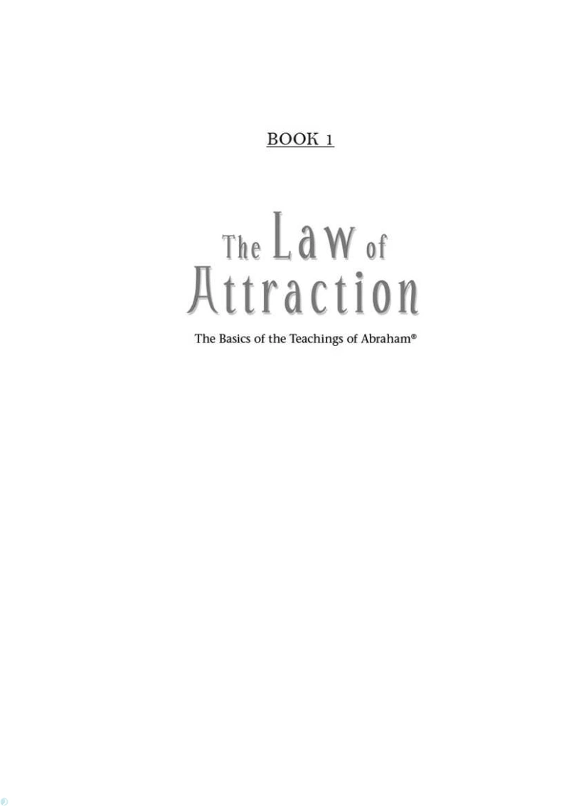 کتاب قانون جذب (PDF + خلاصه صوتی) The Law of Attraction