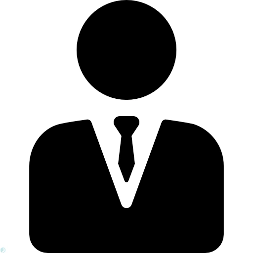 دانلود آیکون مدیریت (استایل توپر مشکی) با فرمت PNG