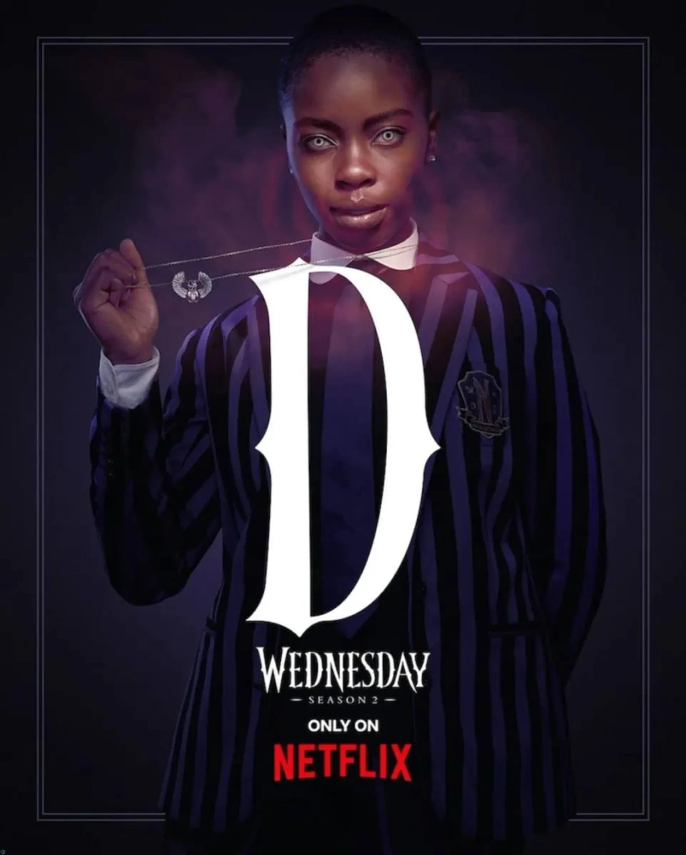 پوستر شخصیت فصل دوم سریال Wednesday