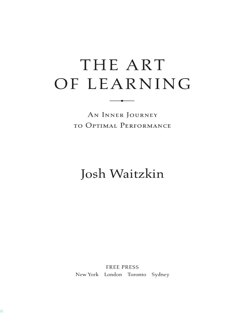 کتاب هنر یادگیری (PDF + خلاصه صوتی) The Art of Learning