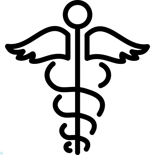 دانلود آیکون پزشکی (استایل خطی مشکی) با فرمت PNG