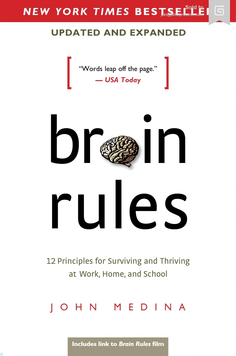 کتاب قوانین مغز (PDF + خلاصه صوتی) Brain Rules