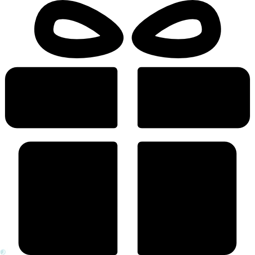 دانلود آیکون جایزه (استایل توپر مشکی) با فرمت PNG