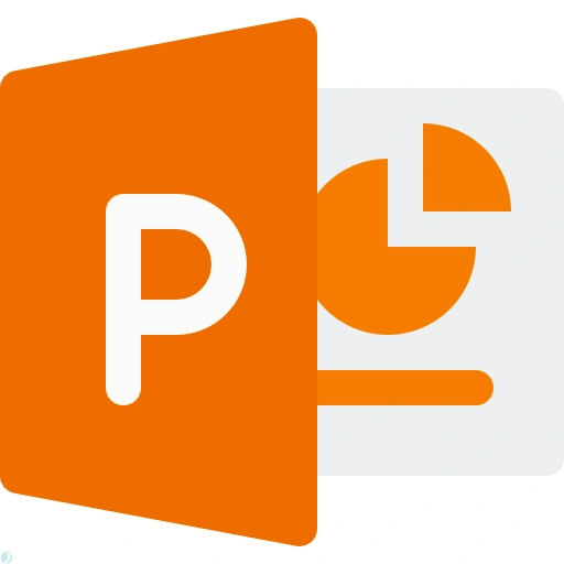 دانلود آیکون پاورپوینت (استایل مسطح) با فرمت PNG