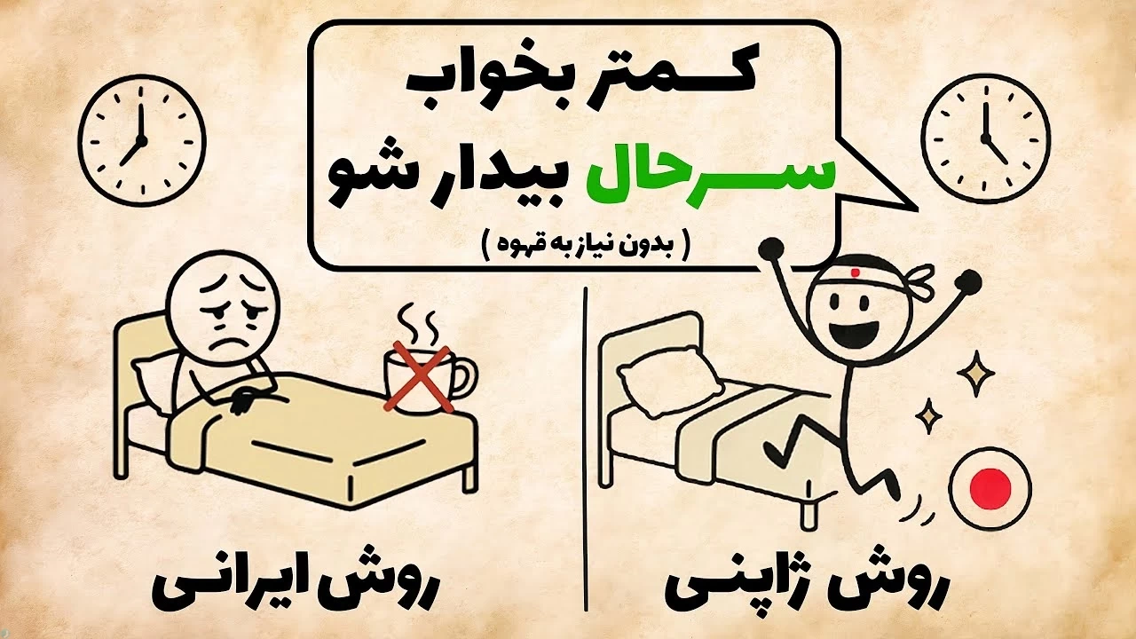 خواب بهتر با عادت های ژاپنی: چطور کمتر بخوابیم و سرحال از خواب بیدار شیم؟