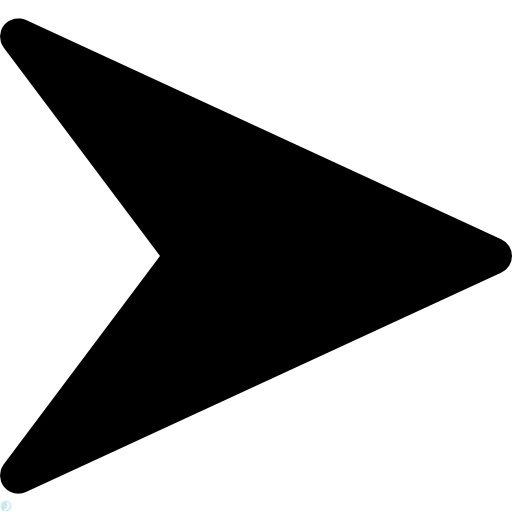 دانلود آیکون جهت راست (استایل توپر مشکی) با فرمت PNG