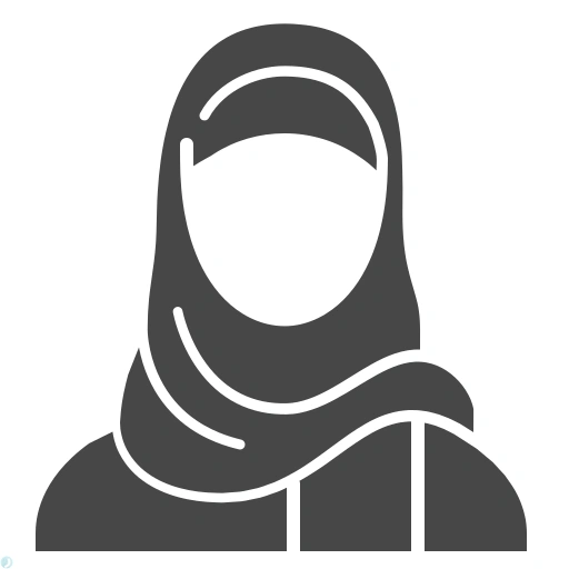 دانلود آیکون حجاب (استایل توپر مشکی) با فرمت PNG