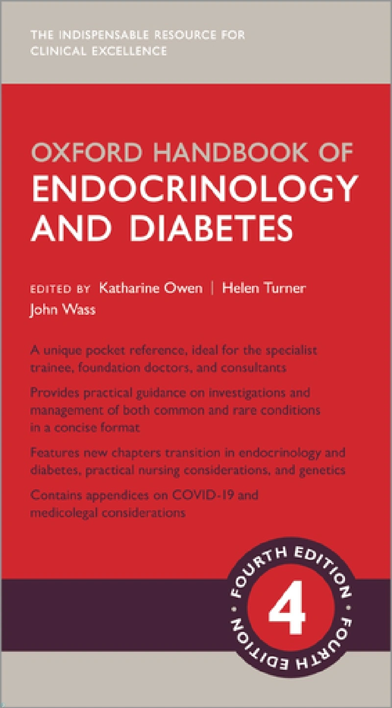 دانلود کتاب Oxford Handbook of Endocrinology and Diabetes 4e (نسخه PDF)