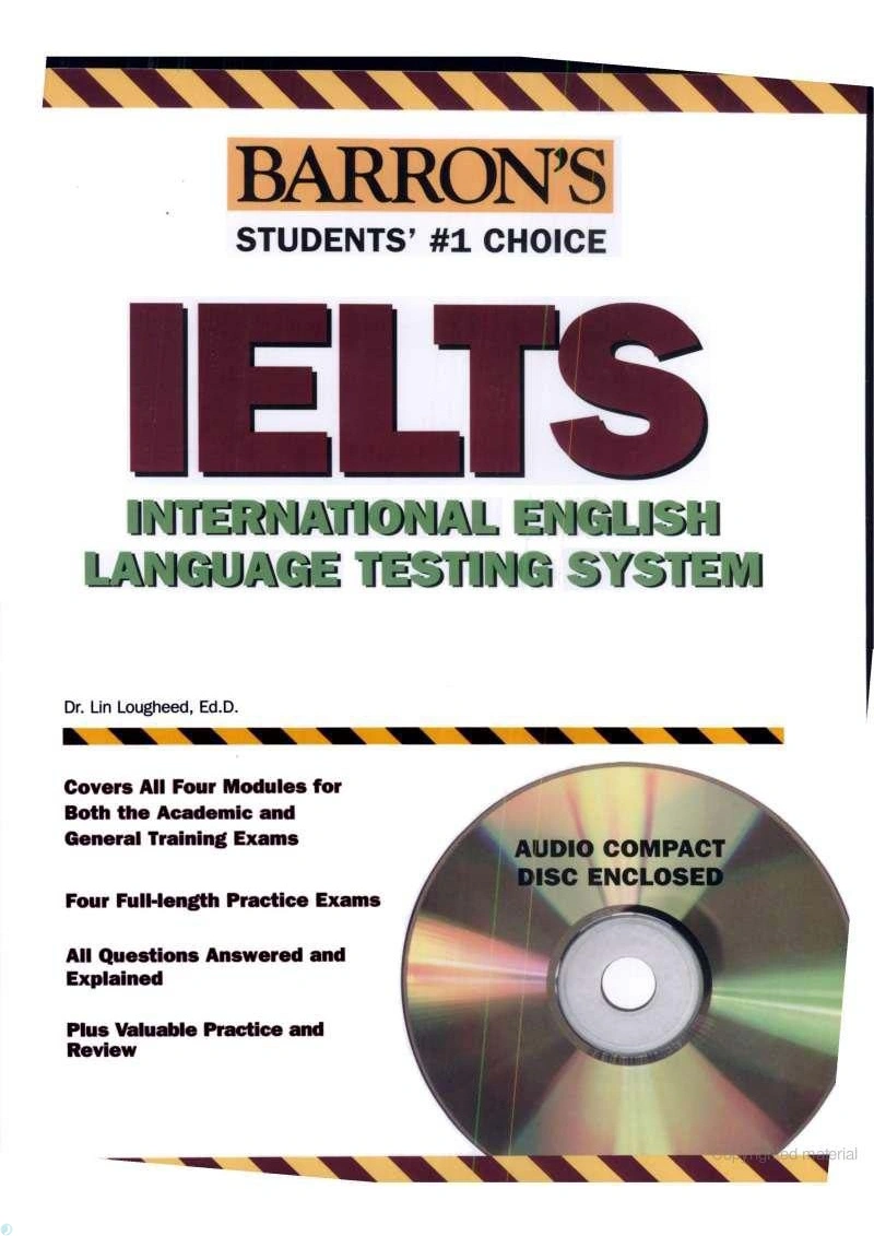 دانلود کتاب Barrons IELTS- International English Language Testing (نسخه PDF)