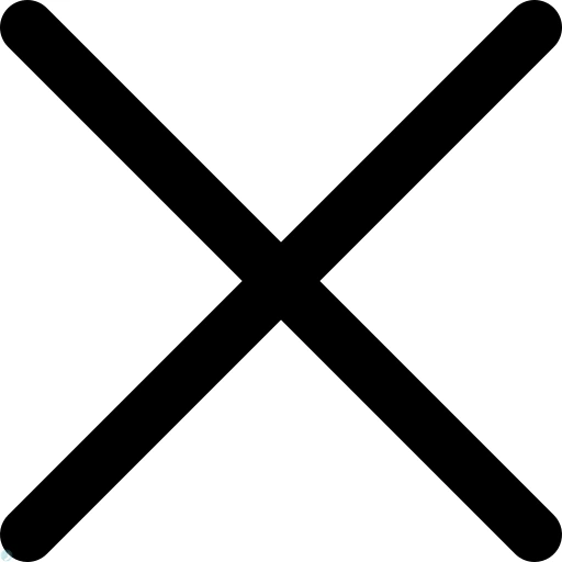 دانلود آیکون بستن (استایل خطی مشکی) با فرمت PNG