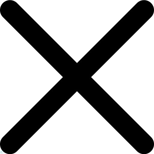 دانلود آیکون بستن (استایل توپر مشکی) با فرمت PNG