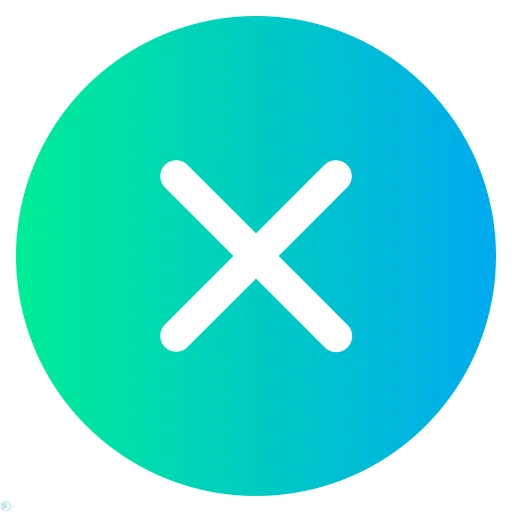 دانلود آیکون بستن (استایل گرادیان) با فرمت PNG