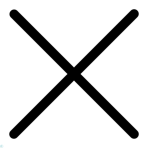 دانلود آیکون بستن (استایل خطی مشکی) با فرمت PNG