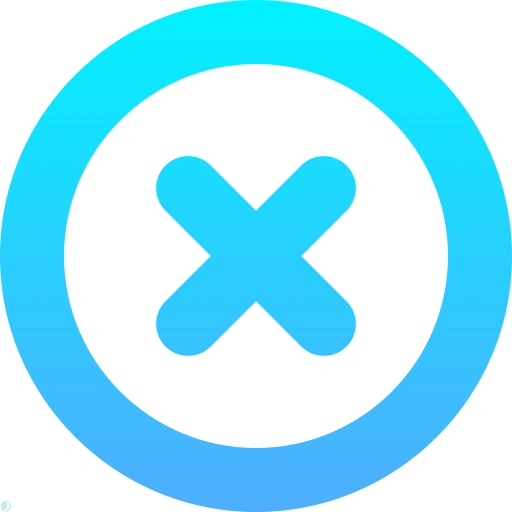 دانلود آیکون بستن (استایل گرادیان خطی) با فرمت PNG