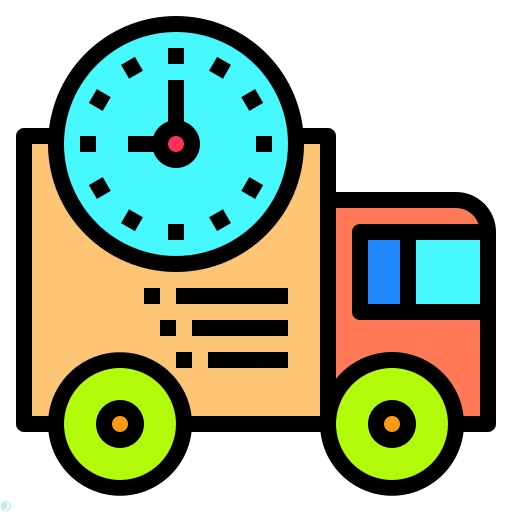 دانلود آیکون حمل و نقل (استایل خطی رنگی) با فرمت PNG