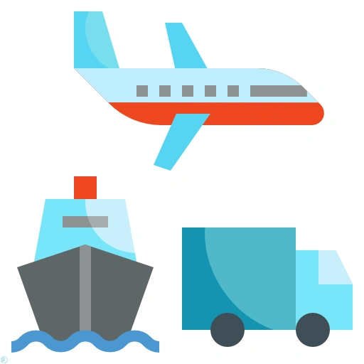 دانلود آیکون حمل و نقل (استایل مسطح) با فرمت PNG