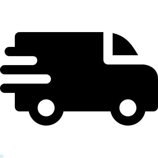 دانلود آیکون حمل و نقل (استایل توپر مشکی) با فرمت PNG