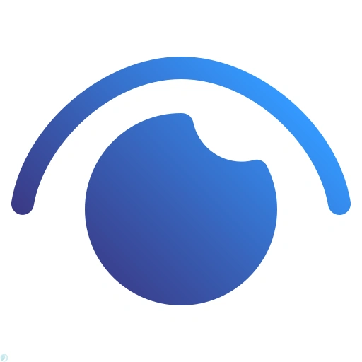 دانلود آیکون چشم (استایل گرادیان) با فرمت PNG