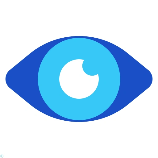 دانلود آیکون چشم (استایل مسطح) با فرمت PNG