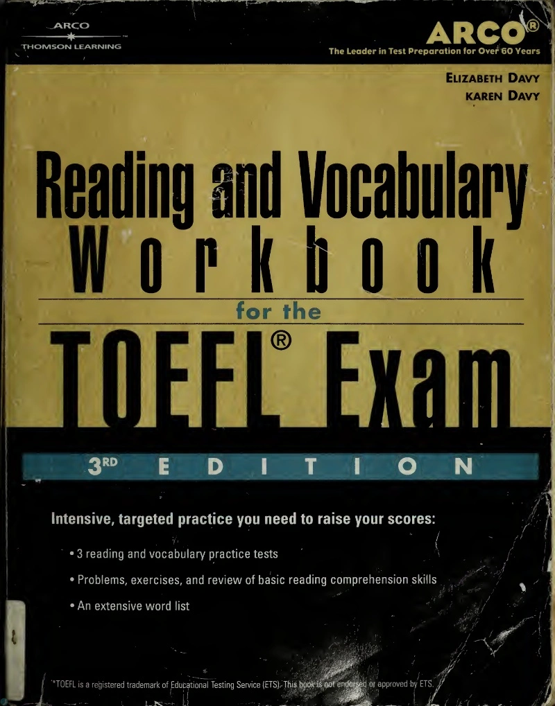 دانلود کتاب TOEFL Reading Vocab Wkbk 3-E (نسخه PDF)