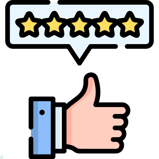 دانلود آیکون رضایت (استایل خطی رنگی) با فرمت PNG