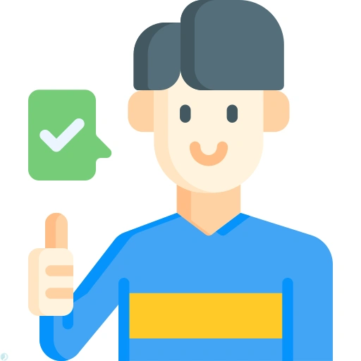 دانلود آیکون رضایت (استایل مسطح) با فرمت PNG