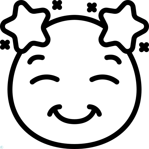 دانلود آیکون رضایت (استایل خطی مشکی) با فرمت PNG