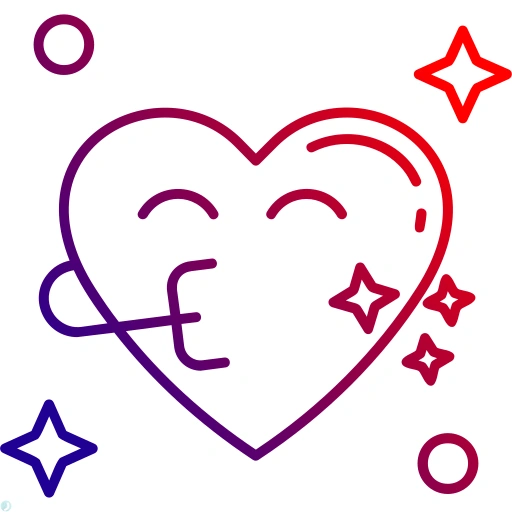 دانلود آیکون رضایت (استایل گرادیان خطی) با فرمت PNG