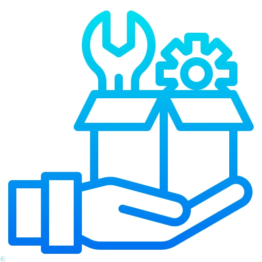 دانلود آیکون خدمات (استایل گرادیان خطی) با فرمت PNG