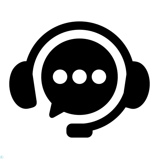 دانلود آیکون خدمات (استایل توپر مشکی) با فرمت PNG