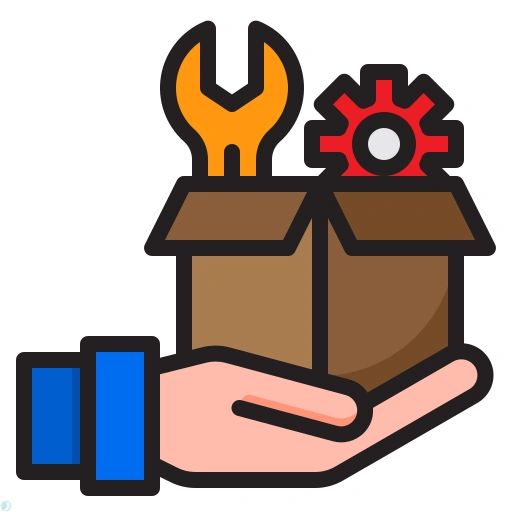 دانلود آیکون خدمات (استایل خطی رنگی) با فرمت PNG