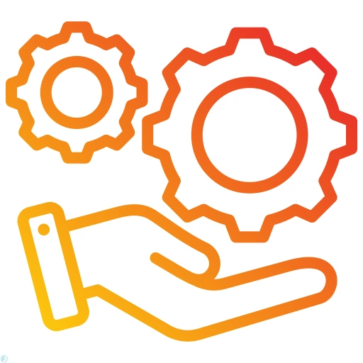 دانلود آیکون خدمات (استایل گرادیان خطی) با فرمت PNG