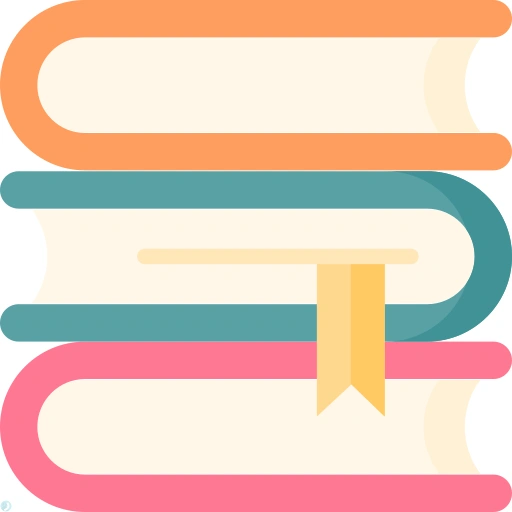 دانلود آیکون کتاب (استایل مسطح) با فرمت PNG