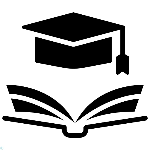 دانلود آیکون کتاب (استایل توپر مشکی) با فرمت PNG