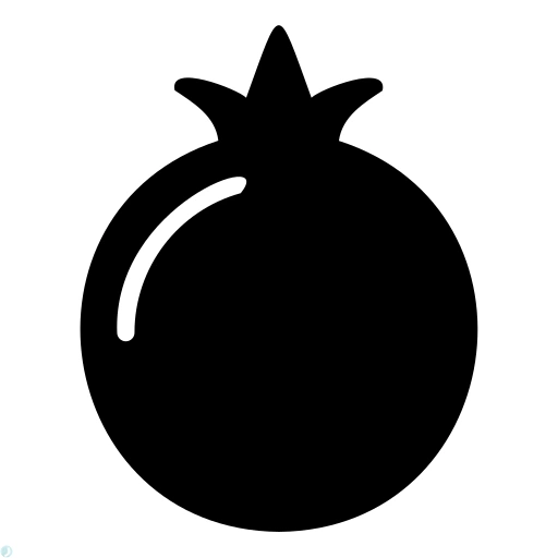 دانلود آیکون شب یلدا (استایل توپر مشکی) با فرمت PNG