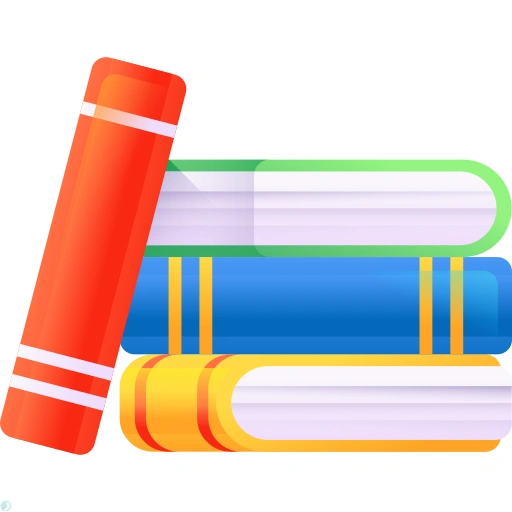 دانلود آیکون کتاب (استایل سه بعدی) با فرمت PNG