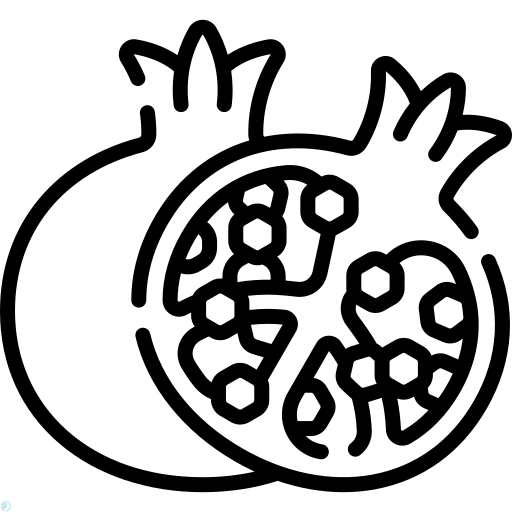 دانلود آیکون شب یلدا (استایل خطی مشکی) با فرمت PNG