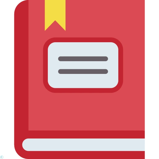 دانلود آیکون کتاب (استایل مسطح) با فرمت PNG