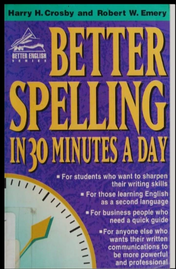 دانلود کتاب Better Spelling in 30 Minutes a Day (نسخه PDF)